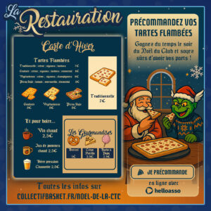 Le Noël du Collectif : Précommandez vos tartes flambées !