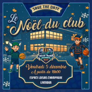Le Noël du Collectif Basket : vendredi 5 décembre à partir de 18h00 à Liverdun