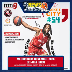Basket City #54 avec mmH — Journée Basket & Citoyenneté au SIC de Frouard